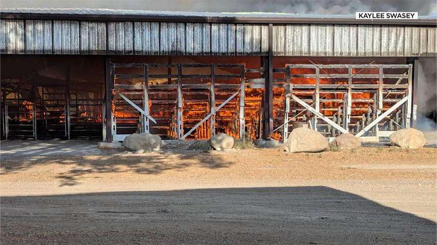 A junior livestock show that’s been performing for over 80 years was displaced after its home barn burned down in Ferron, Emery County. The barn was a historic landmark that was built during the Great Depression by volunteers.