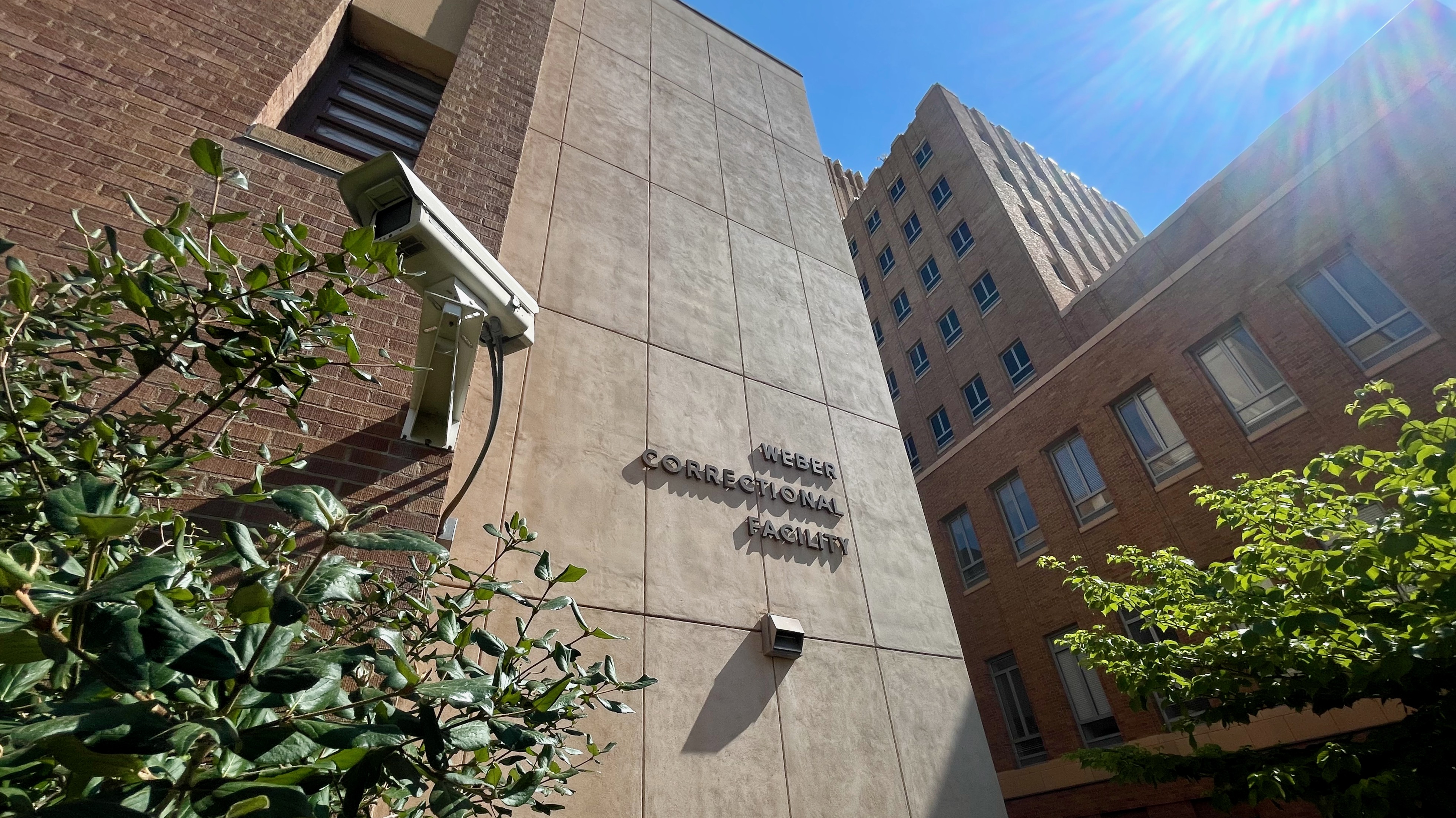 The old Kiesel jail facility next door to the Ogden Municipal Building in Ogden, photographed Tuesday. The Kiesel building used to serve as Weber County's jail.