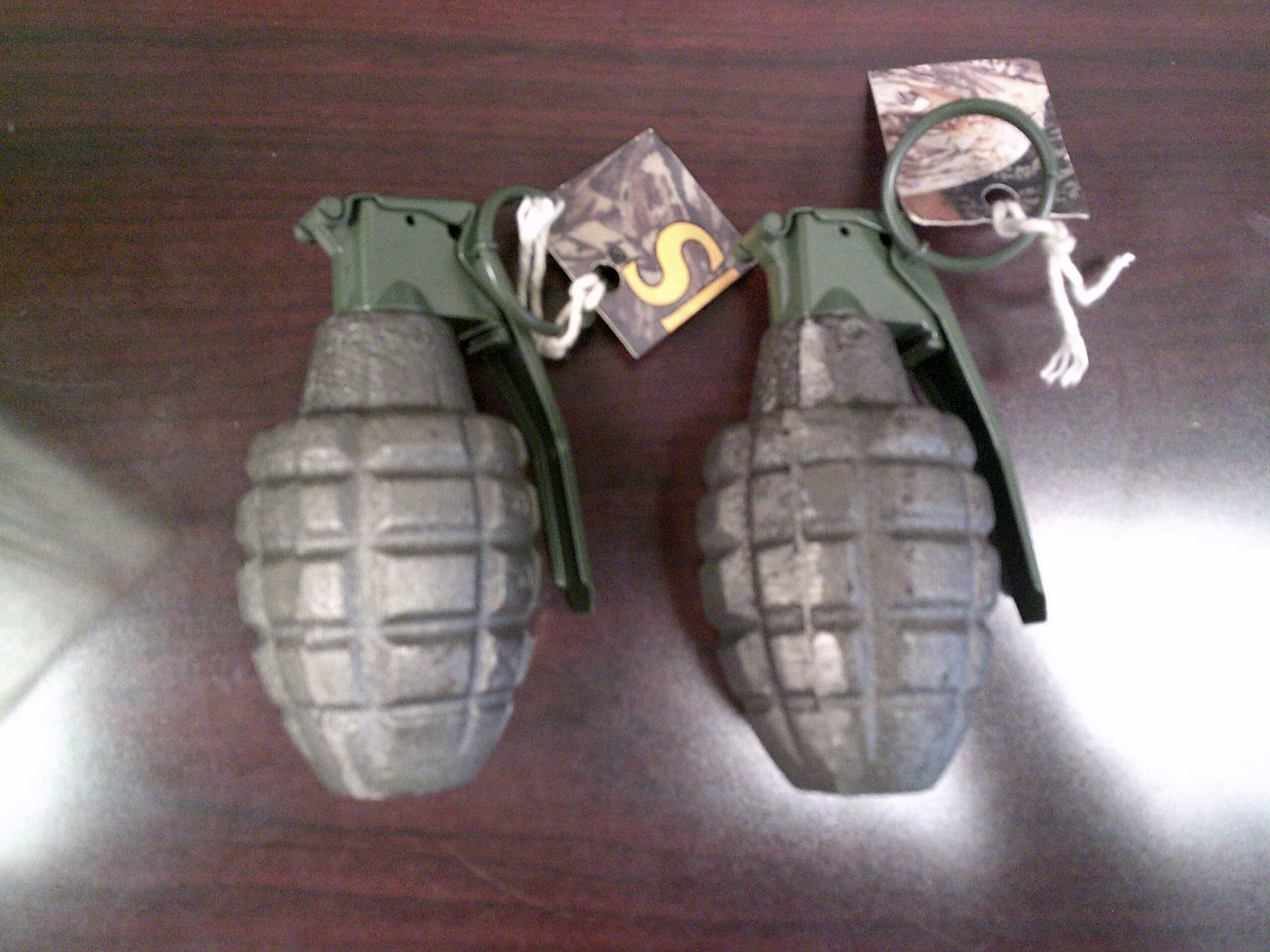 Operations at Hawaii’s Hilo International Airport were halted when security screeners spotted two items that looked like grenades in a bag belonging to a man from Japan, Tuesday. 