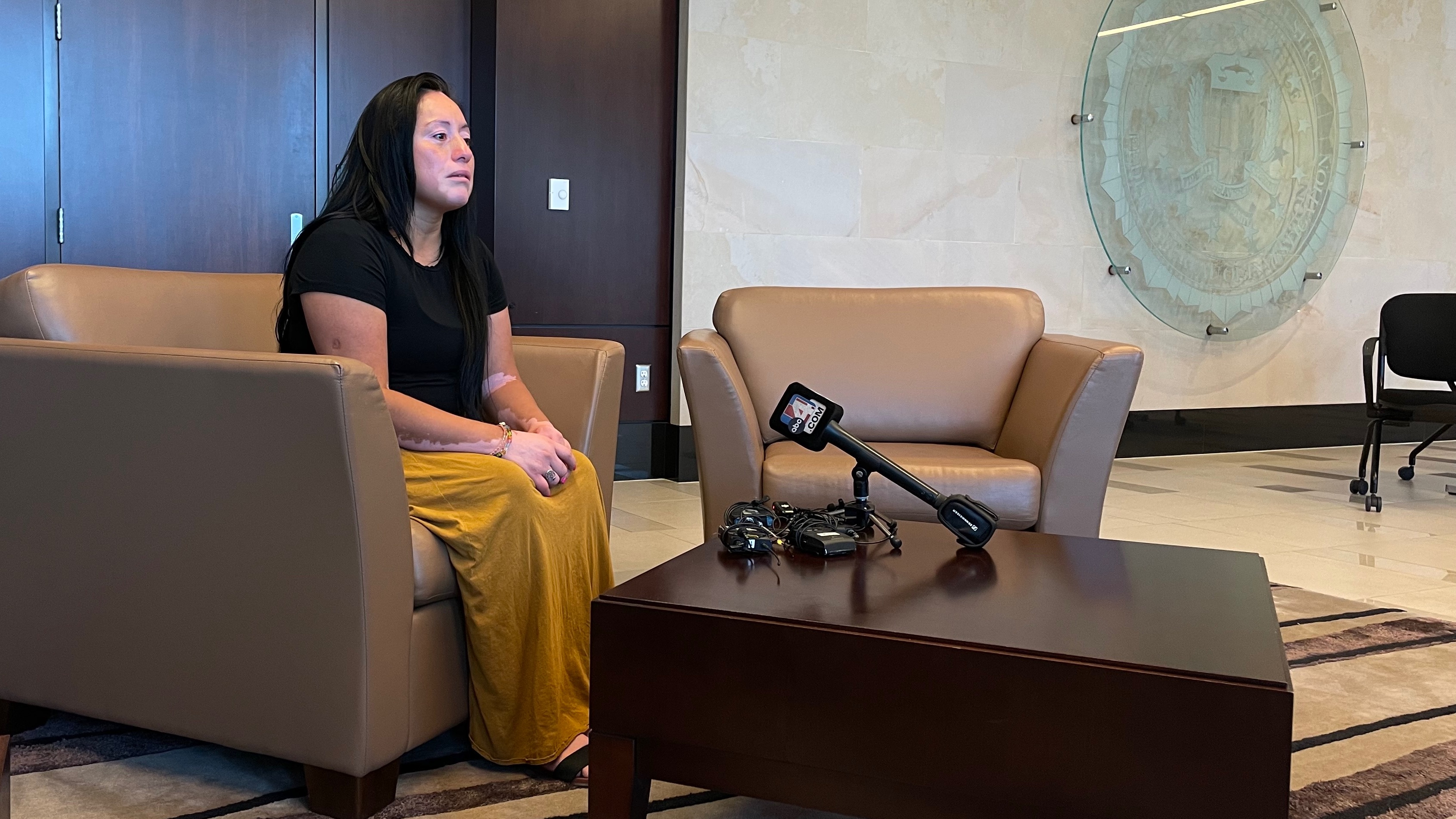 Alma Soreque, mother of Elizabeth Gonzalez, speaks about the disappearance of her daughter at the FBI Field Office in Salt Lake City on Wednesday, July 10, 2024.