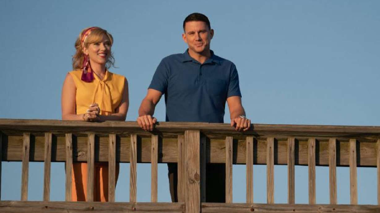 Scarlett Johansson and Channing Tatum star in "Fly Me to the Moon."