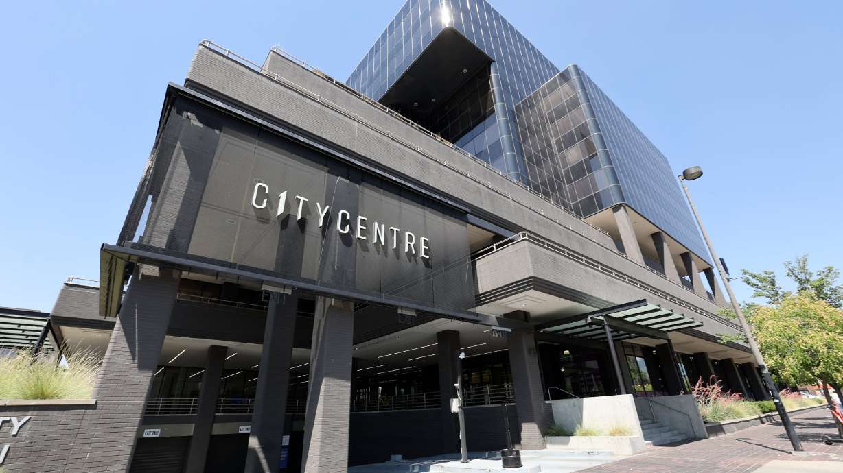 The City Centre building is pictured in Salt Lake City on Thursday. The University of Utah plans to purchase the building and parking lot.
