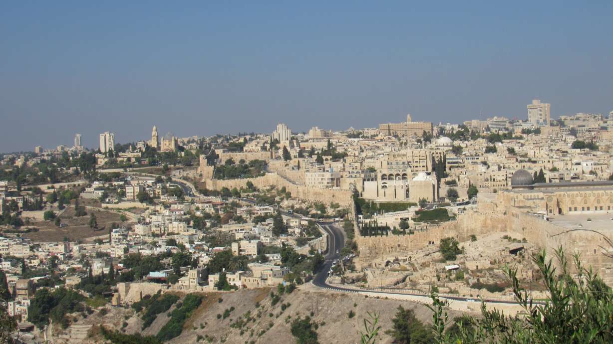 A view of city of Jerusalem in Israel. Einav Danino, the mother of Ori Danino who has been a hostage of Hamas since Oct. 7, 2023, is coming to Utah on Wednesday to share a message of hope.