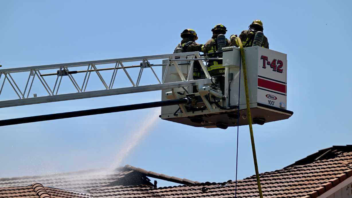 A fire broke out in an upper apartment unit at a West Valley City apartment complex Sunday, which spread to the attic and another apartment unit. Thirty people have been displaced due to damages.