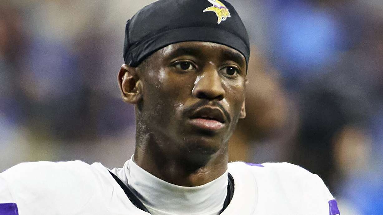FILE - Minnesota Vikings wide receiver Jordan Addison (3) walks off the field against the Detroit Lions during an NFL football game at Ford Field in Detroit, Sunday, Jan. 7, 2024. Minnesota Vikings wide receiver Jordan Addison has been arrested in California on suspicion of driving under the influence, the second straight year he has found trouble behind the wheel right before the beginning of training camp. The Vikings said on Monday, July 15, they're aware of the incident and gathering more information but had no further comment.