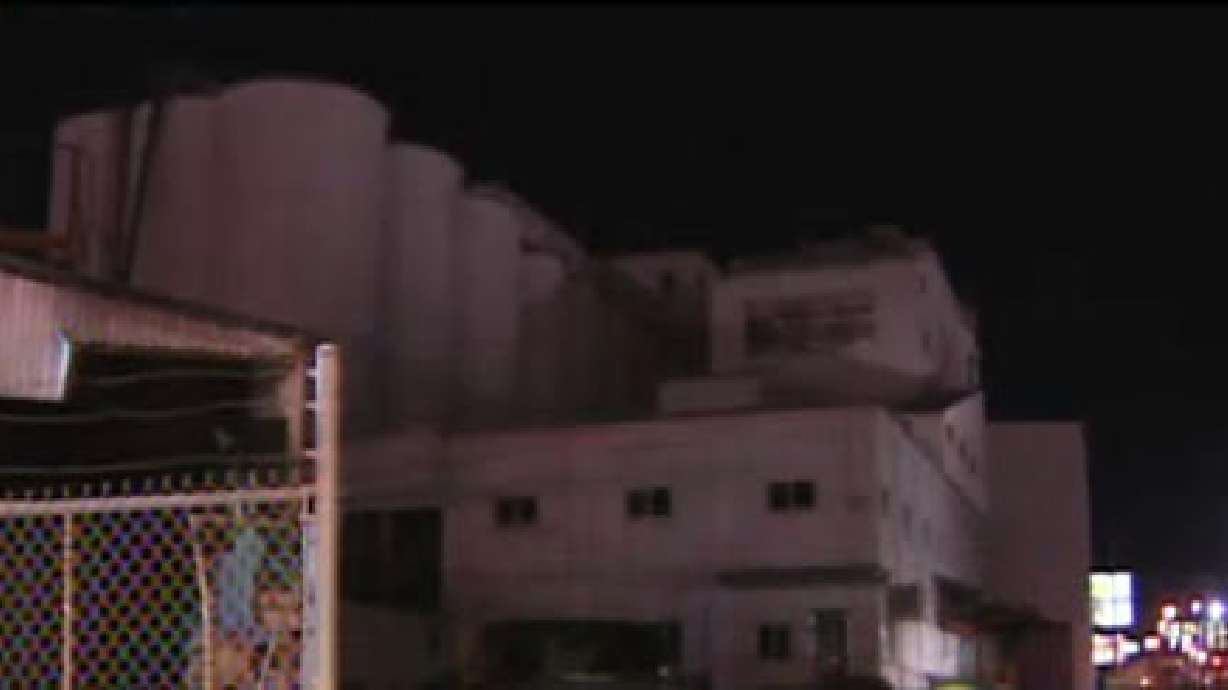 Downtown Grain Processor Catches on Fire