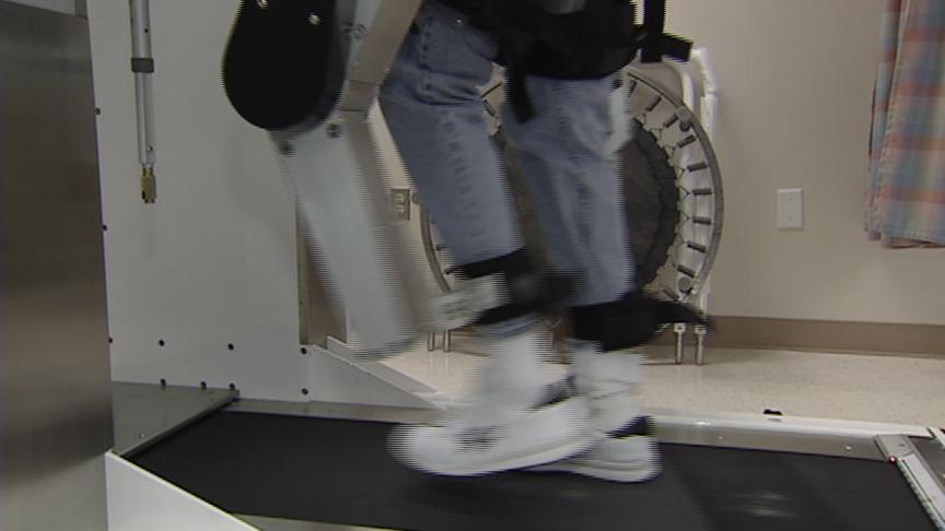 Machine Helps Patients Learn to Walk Again