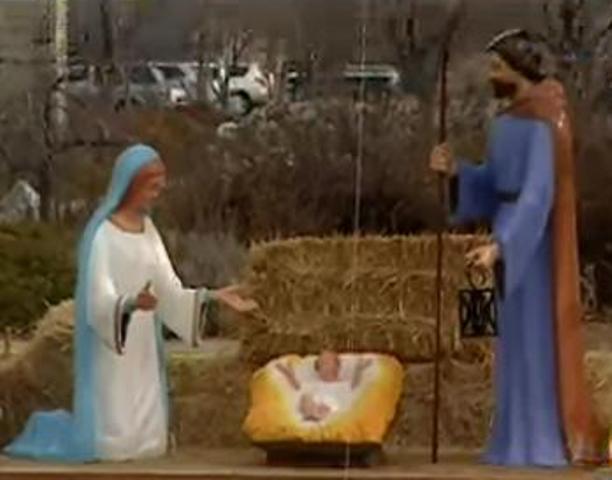 Logan has new way to protect baby Jesus
