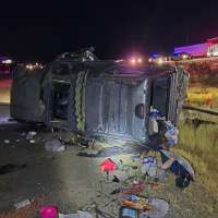 2 injured in rollover crash on I-15 in Box Elder County