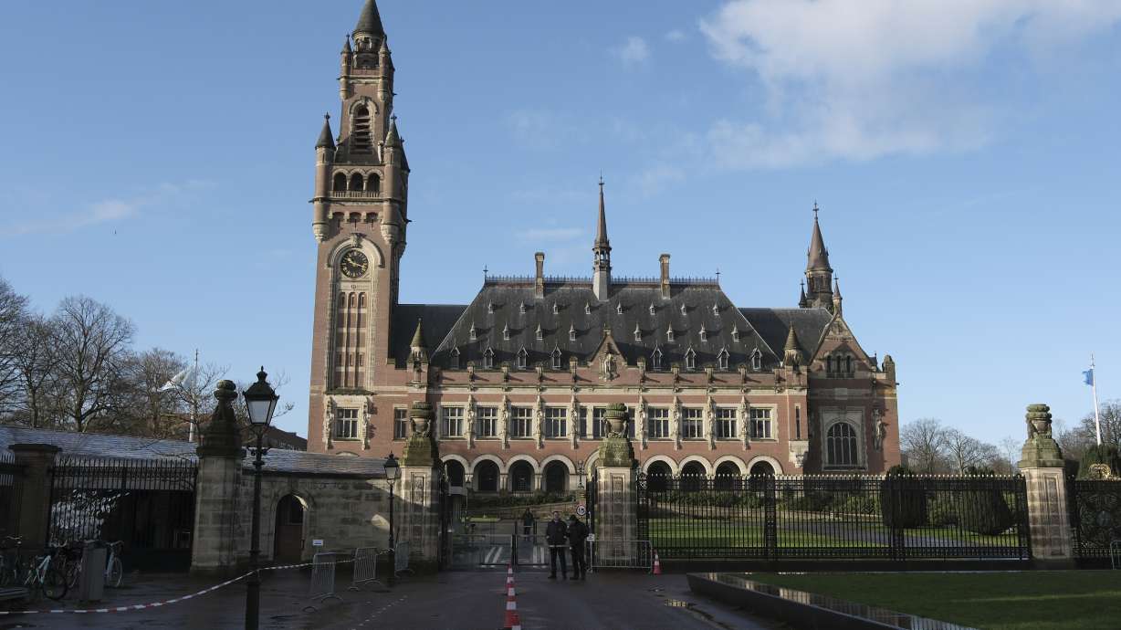 A view of the Peace Palace, which houses the International Court of Justice, or World Court, in The Hague, Netherlands. On Friday, the top United Nations court said Israel's presence in Palestinian Territories is illegal.