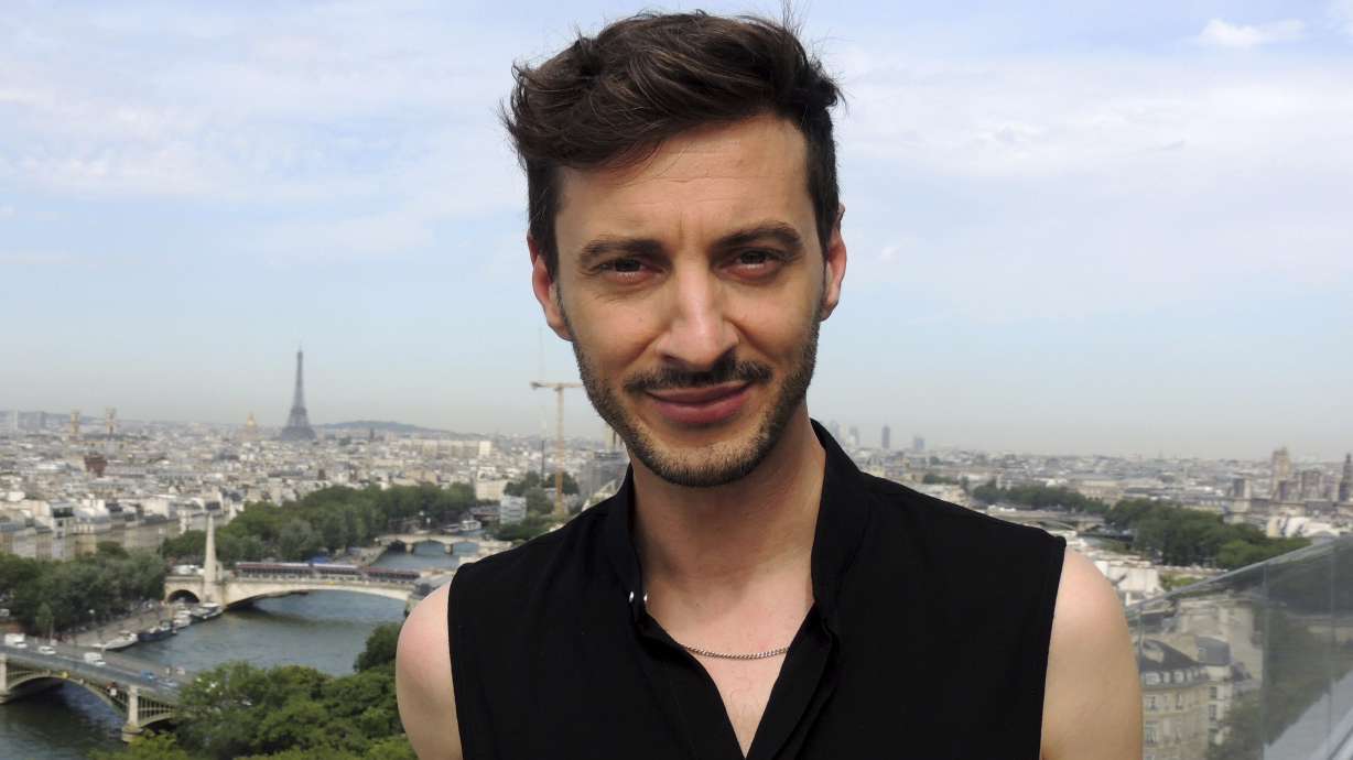 Thomas Jolly poses Friday, July 19, 2024 in Paris. Thomas Jolly, a 40-year-old actor and stage director, was chosen by the Paris 2024 Organizing Committee to helm the artistic direction of the four grand ceremonies. He will be tasked with bringing to life Paris' ambitious plan to hold the July 26, 2024, opening ceremony in the French capital's city center, along the Seine River.