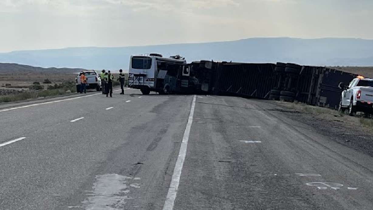 Tracey Haeggstrom, 67, of California, was killed in a crash on I-70 early Sunday, according to the Utah Highway Patrol.