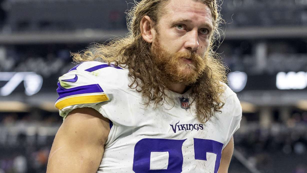 Vikings put Hockenson on PUP list to start camp with star tight end still rehabbing from ACL repair | KSL.com