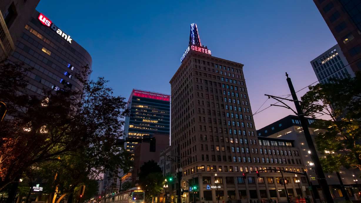 Downtown Salt Lake City on July 24, 2024. The City Council is considering an after-hours alcohol ordinance, which sparked a petition against it led by businesses that likely would be impacted by it.