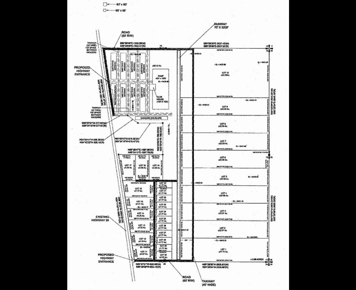 Proposed Island Air Park site plan.