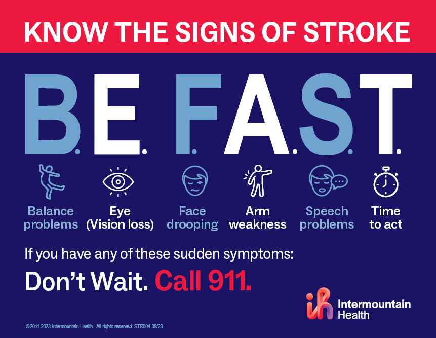 of "Do it quickly" Memory tools can help you recognize the signs of a stroke.