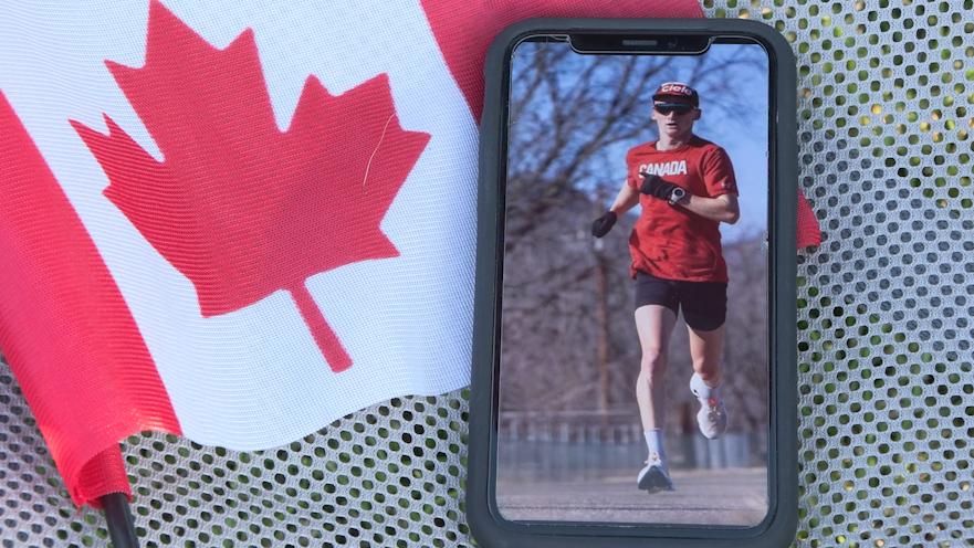 Rory Linkletter will represent Team Canada in the marathon at the 2024 Paris Olympics, seen in this undated image.