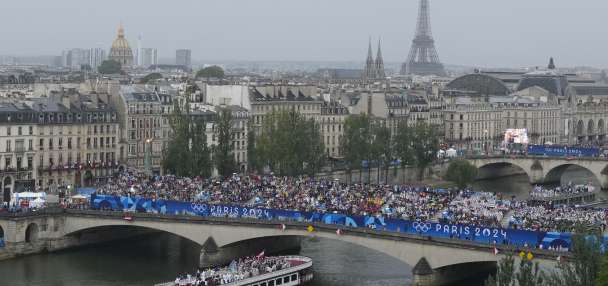 Paris Olympics begins with ambitious, sprawling opening ceremony on the River Seine
