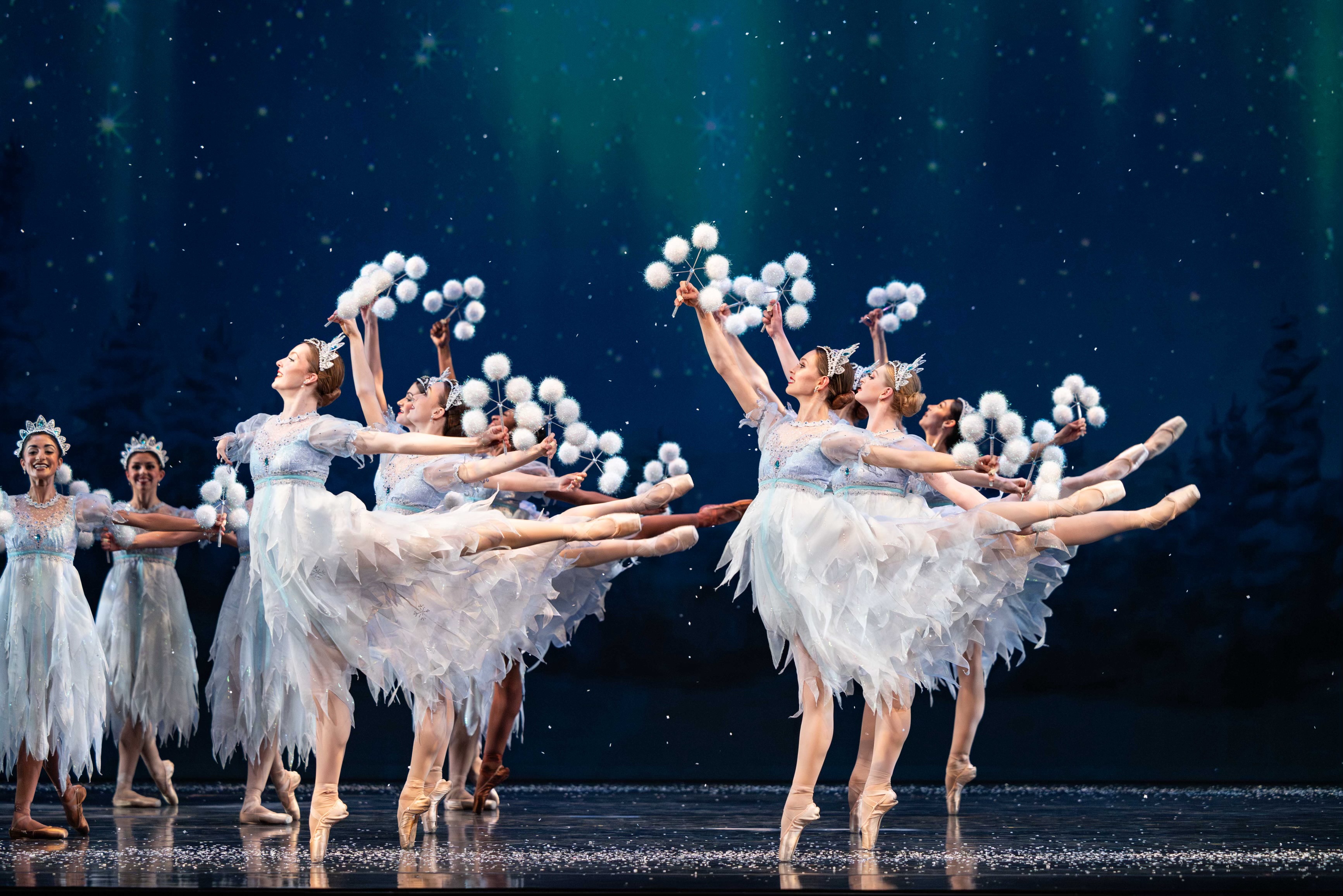 Ballet West II artists perform "The Nutcracker" in December 2023. As the first professional ballerina with a limb difference, Olivia Book is breaking down barriers in the ballet world.