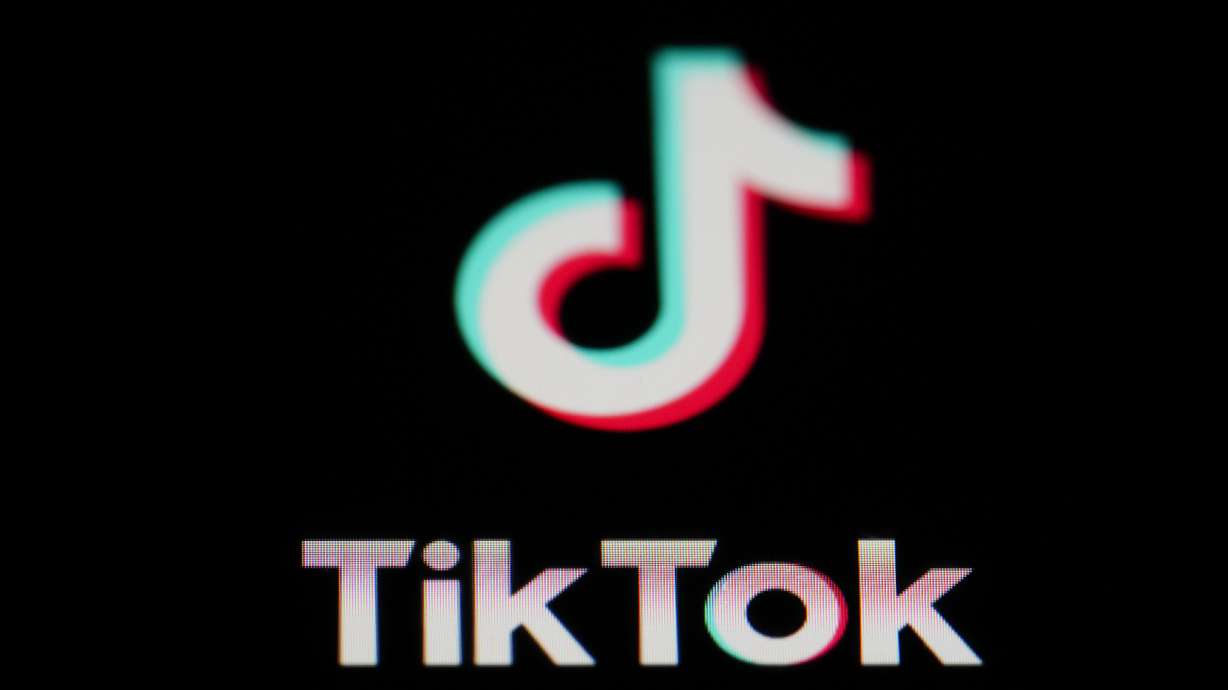 The icon for the video sharing TikTok app is seen on a smartphone, Feb. 28, 2023, in Marple Township, Pa.
