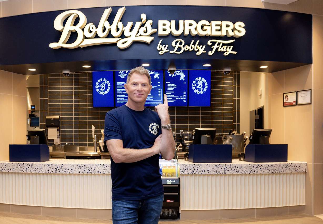 Bobby’s Burgers By Bobby Flay, co-founded by the celebrity chef, announced in July that it plans to open nine restaurants across Utah as a part of its expansion plans. Its first Utah location opened on Thursday in Orem.