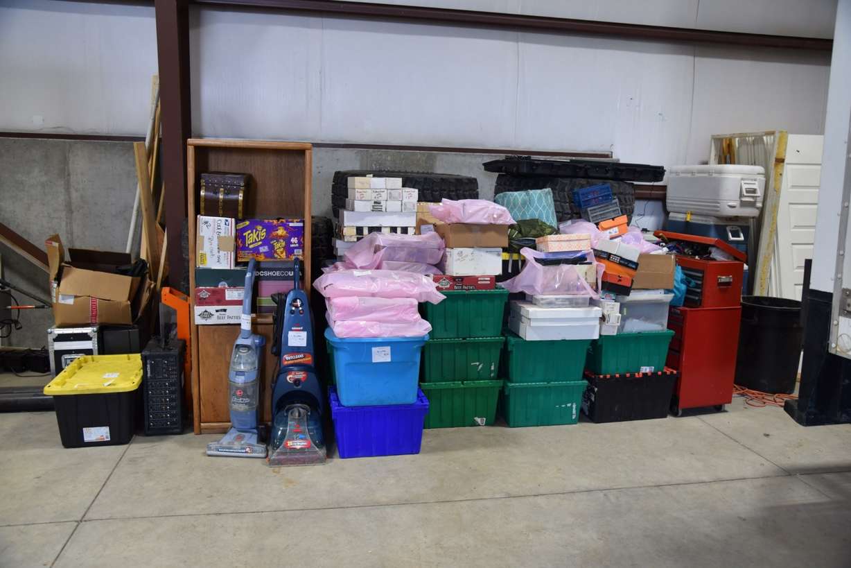 Sandy police are working to identify the rightful owners of thousands of items seized at a storage facility.