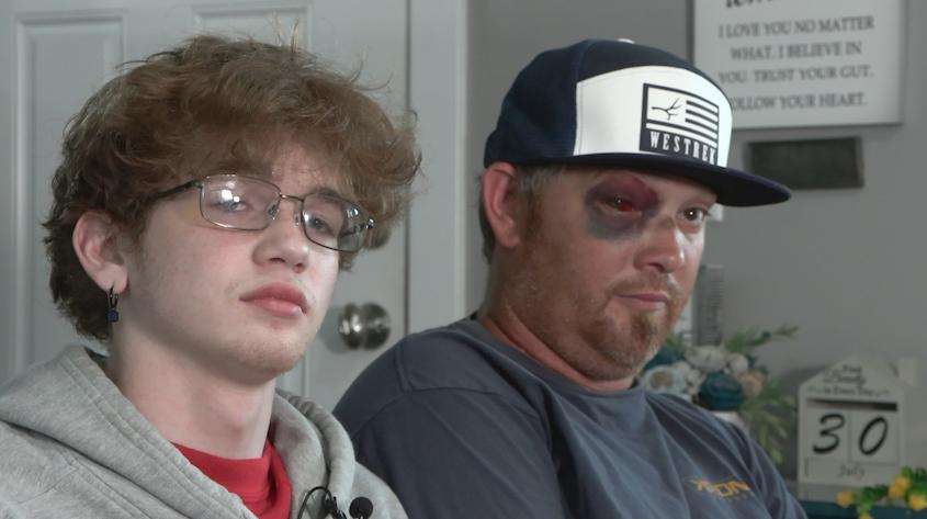 Hayden and Brandon Davis talk to KSL after they were injured in an attack after a music festival in Tooele County on Saturday.