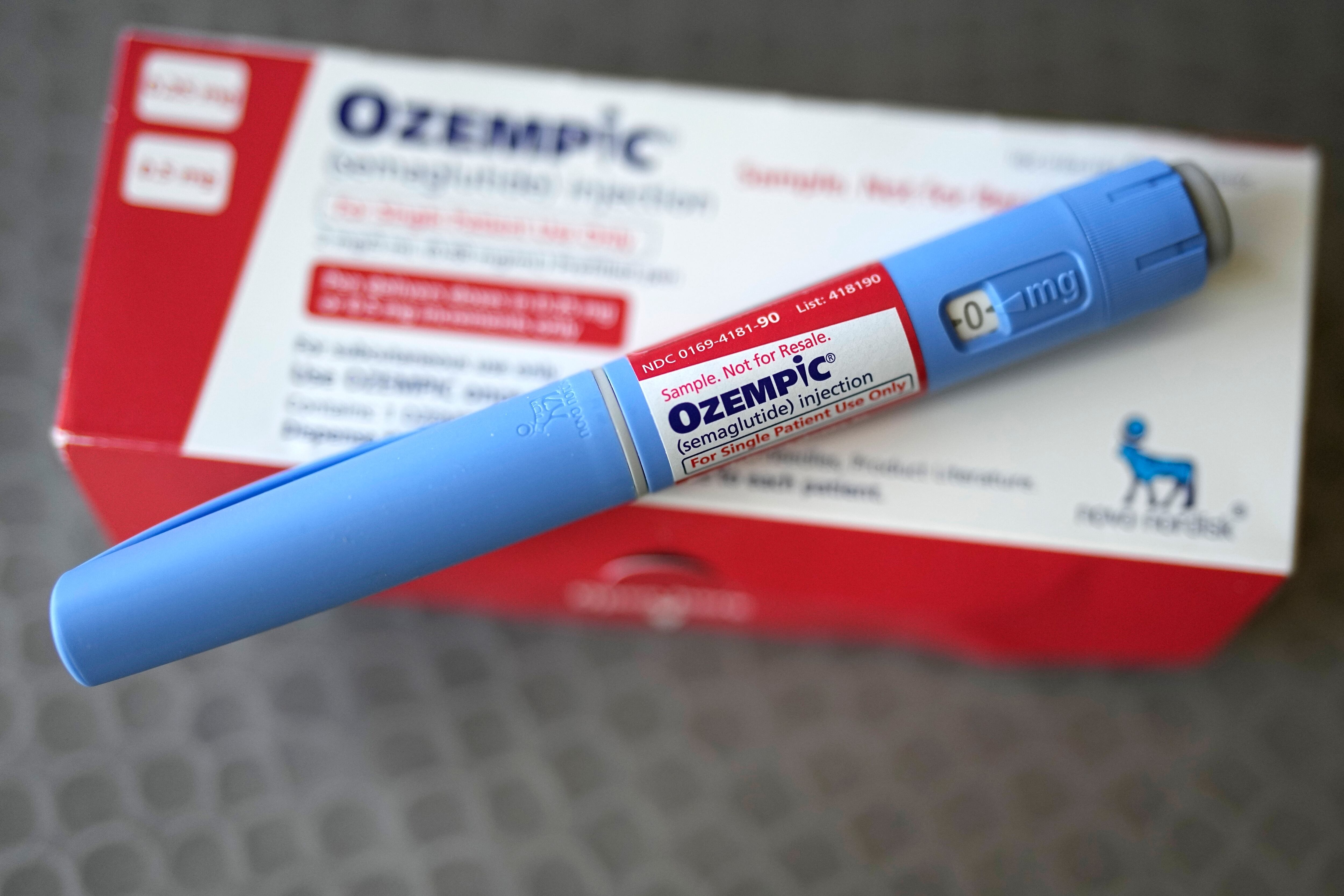 The injectable drug Ozempic is shown on July 1, 2023, in Houston. A class of drugs that includes Ozempic might slow cognitive decline in Alzheimer's disease.