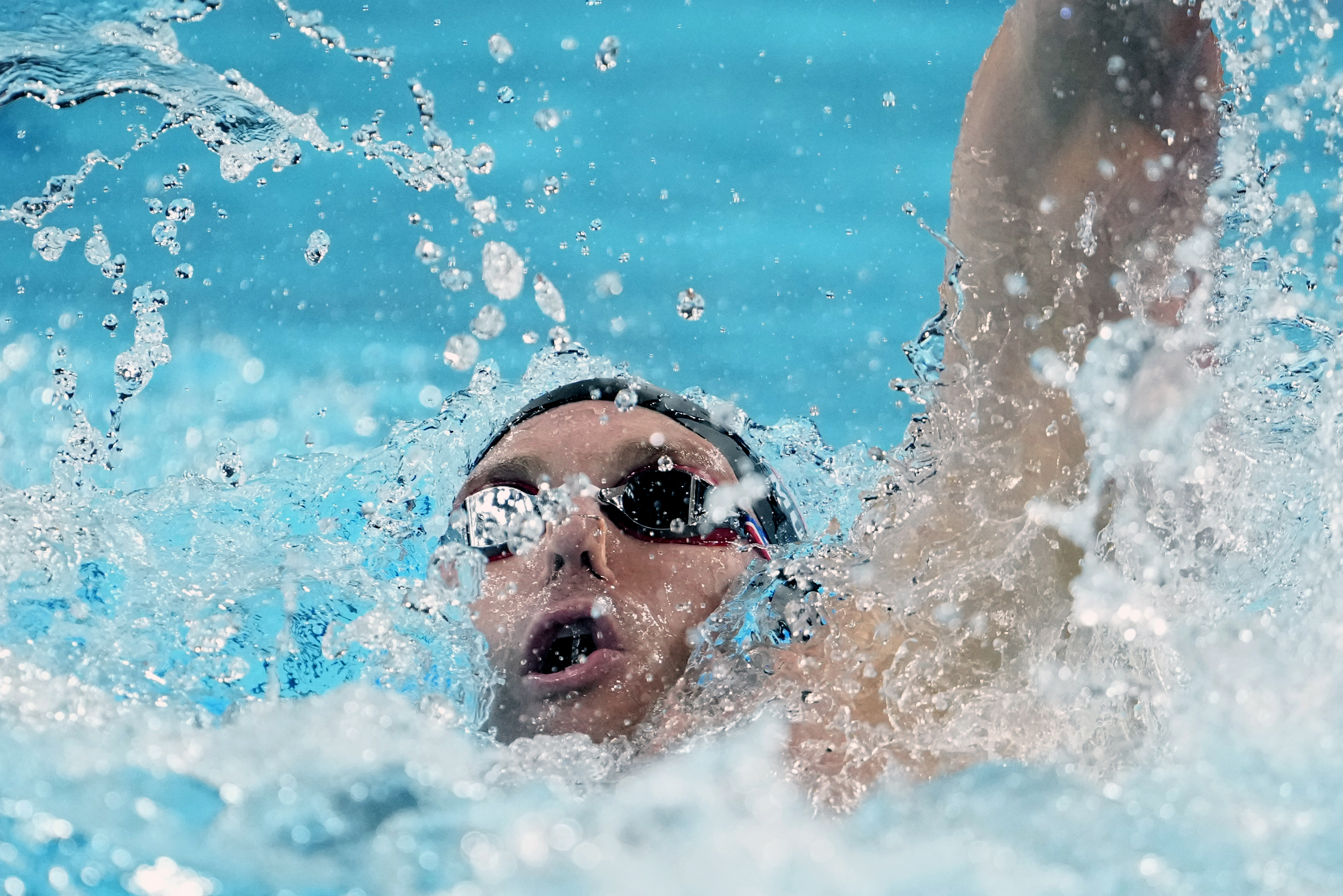 Ryan Murphy, of the United States, competes in the men's 200-meter backstroke semifinal at the 2024 Summer Olympics, Wednesday, July 31, 2024, in Nanterre, France. 