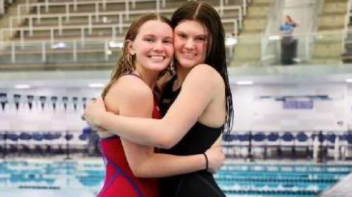 Sisters Kennedy Bennett and Taylor Bennet were named All-American for their performance in the 200 freestyle relay.