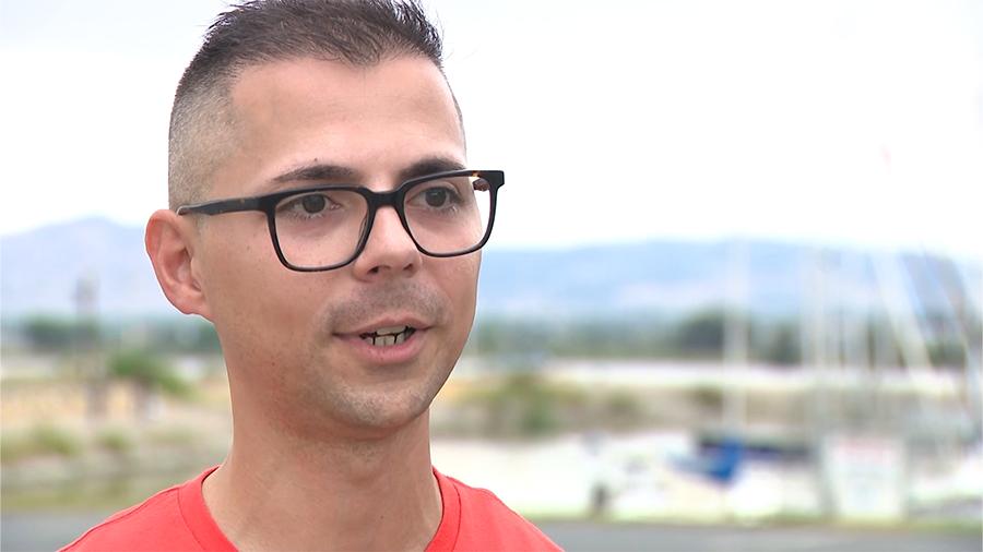 Stefan Ceciu went to the Lindon Marina to kill some time flying his drone on Saturday and helped save a family of seven in a sinking boat.