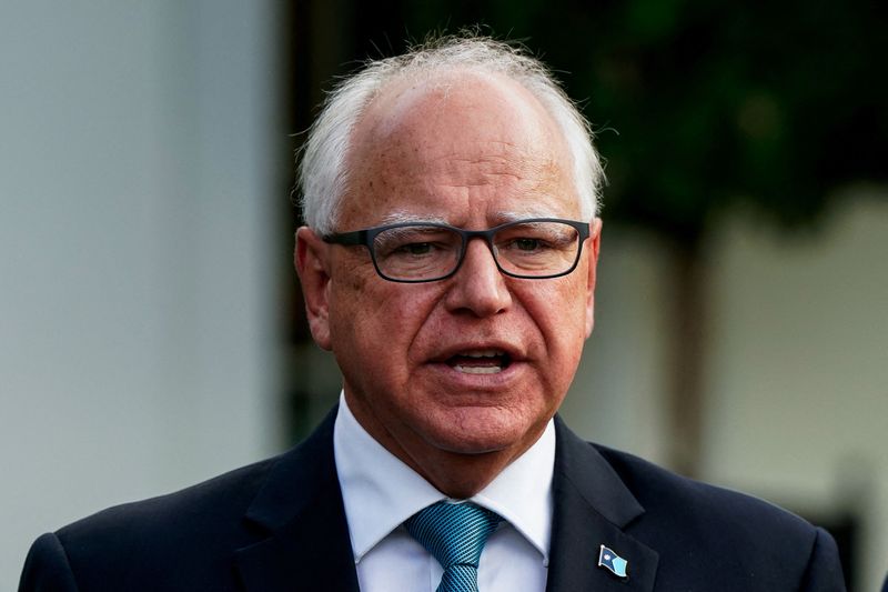 Minnesota Gov. Tim Walz has been chosen as Vice President Kamala Harris's running mate on Tuesday.