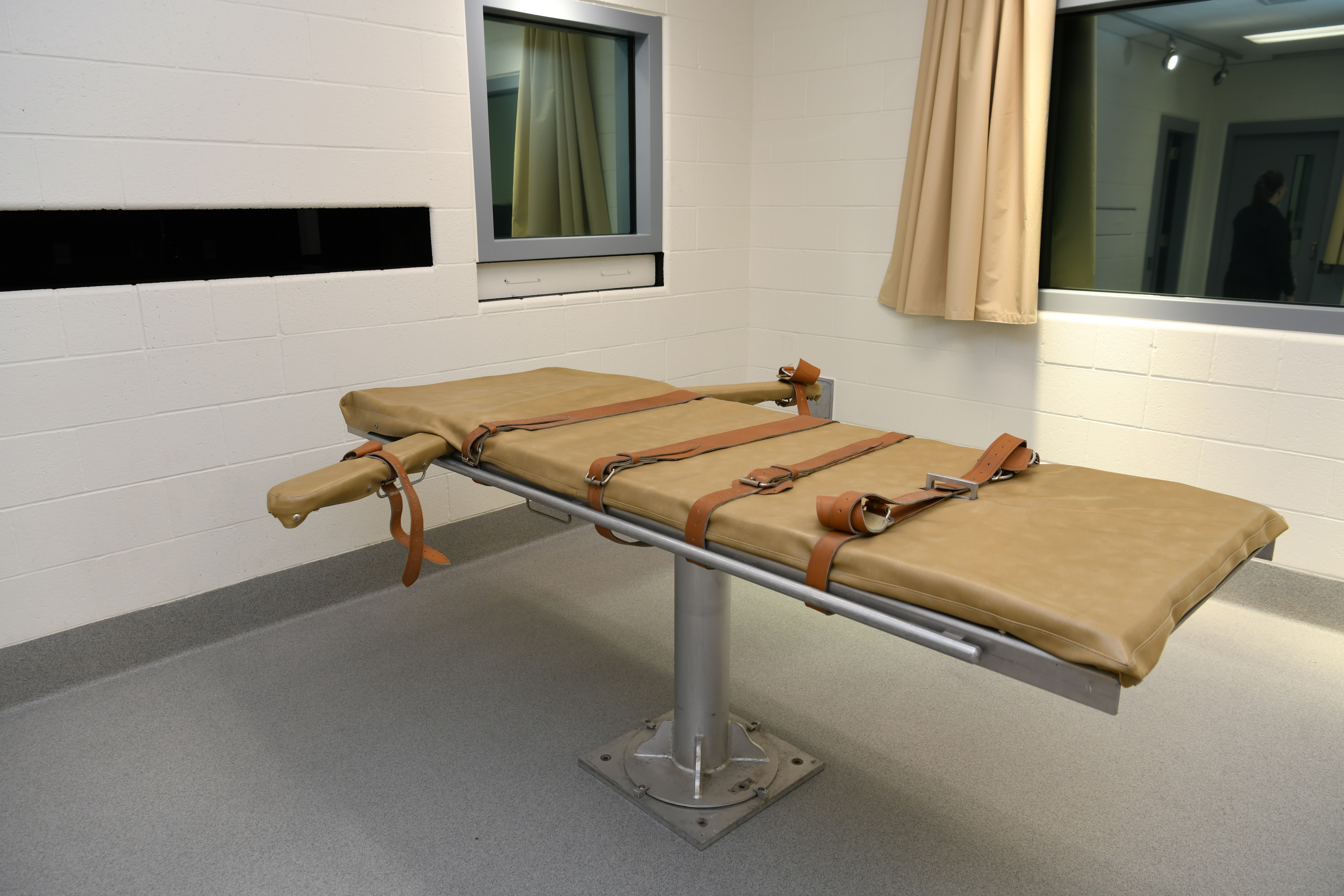 This is the room at the Utah State Prison where Taberon Honie was executed by lethal injection on Aug. 8, 2024. Death row inmate Ralph Menzies is set to be executed in the same room — though by firing squad — on Sept. 5.