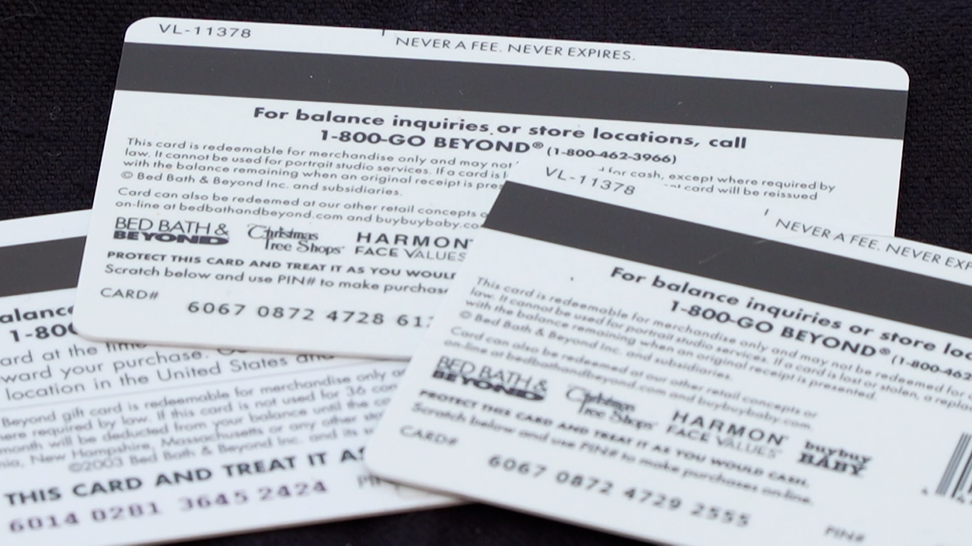 Bed Bath and Beyond touted its gift cards as never expiring, but the company ceased accepting them.