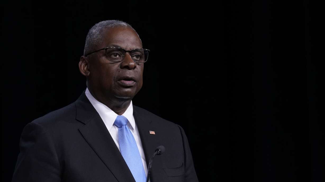 Defense Secretary Lloyd Austin has ordered a guided missile submarine to the Middle East and is telling the USS Abraham Lincoln aircraft carrier strike group to sail more quickly to the area.