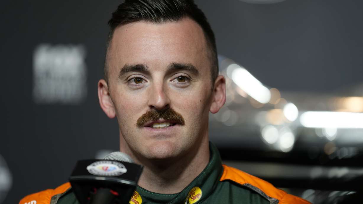 FILE - Austin Dillon during the NASCAR Daytona 500 auto race media day Wednesday, Feb. 15, 2023, at Daytona International Speedway in Daytona Beach, Fla.