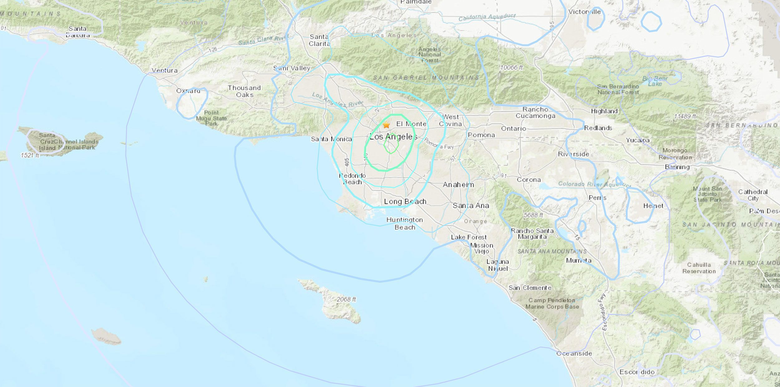 A magnitude 4.4 earthquake occurred in Los Angeles late Monday morning, according to the U.S. Geological Survey.