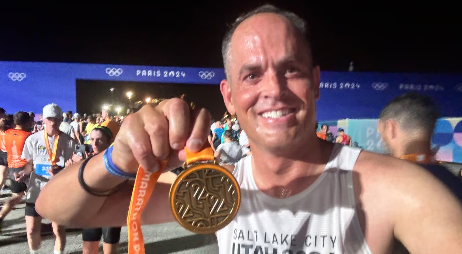 Utah state Sen. Mike McKell, R-Spanish Fork, finished the "Marathon for All" at the 2024 Paris Games that opened the Olympic course to runners last Saturday night. McKell wants to bring the 2034 Winter Games to Utahns throughout the state with a new event in St. George.