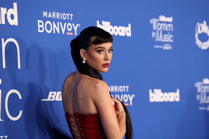 Katy Perry at the Billboard Women in Music Awards in Inglewood, Calif., March 6. Frolicking on a Spanish beach in her new music video "Lifetimes" may put Perry in hot water as authorities look into the allegedly unauthorized Ibiza shoot.