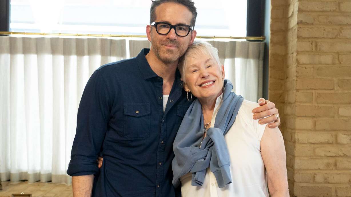 Ryan Reynolds and his mother, Tammy Reynolds are seen in this undated photo. Ryan Reynolds' father died of Parkinson’s disease at the age of 74, and now Reynolds and his mother are part of a campaign for Parkinson's disease.