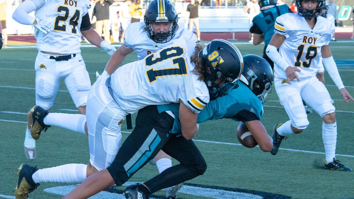 Farmington and Roy met up in the season opener at Farmington High on Aug. 16, 2024. Roy won 38-14.