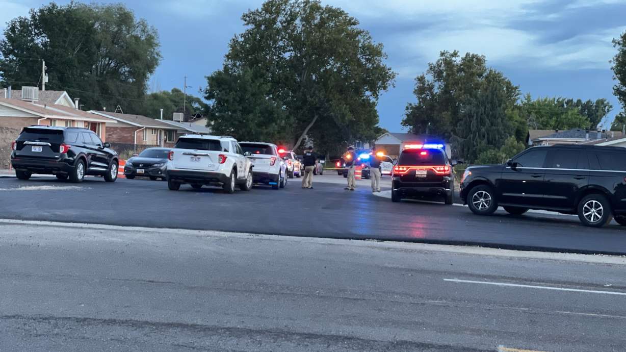 A 46-year-old man wanted by the state's Internet Crimes Against Children task force was injured in a shootout with police in Roy over the weekend.