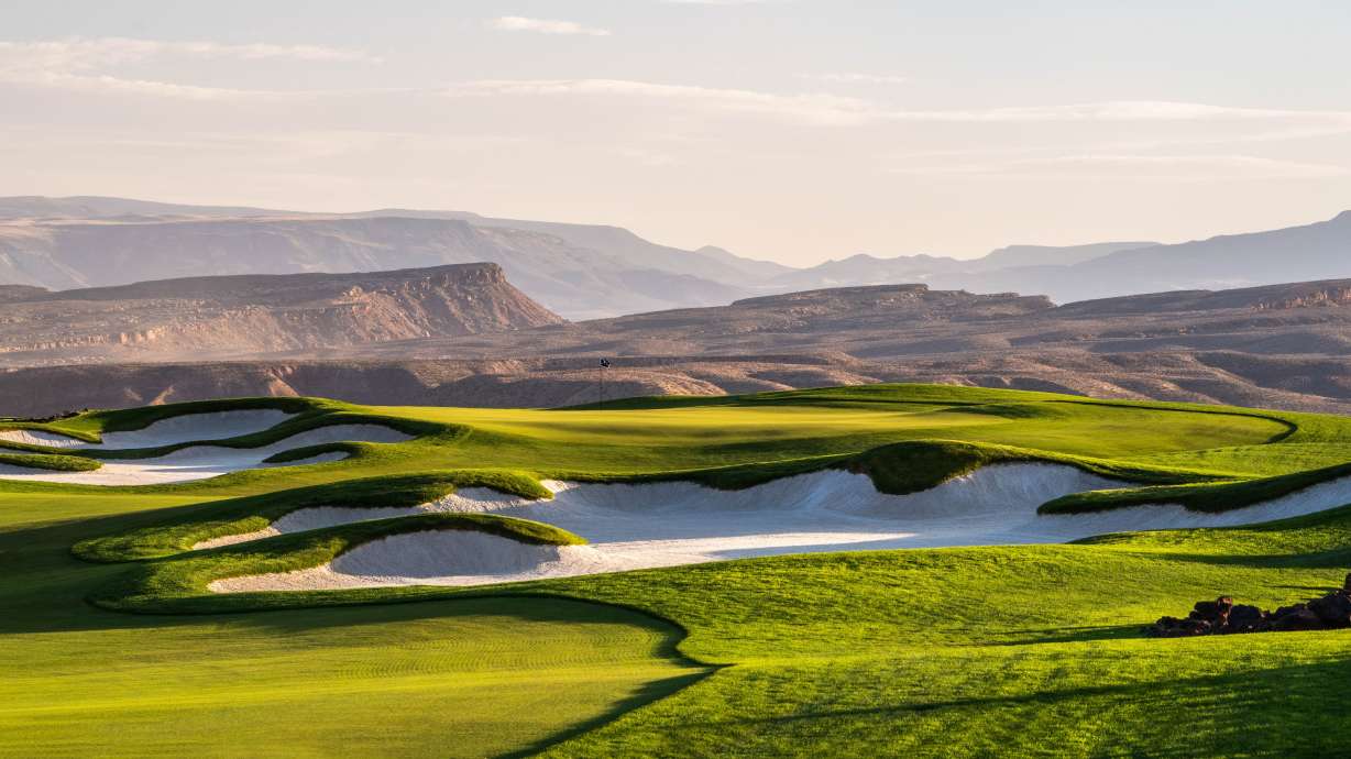 Carved out of black lava rock in the southern Utah desert, the golf course at Black Desert Resort is preparing to host the LPGA Tournament in April.