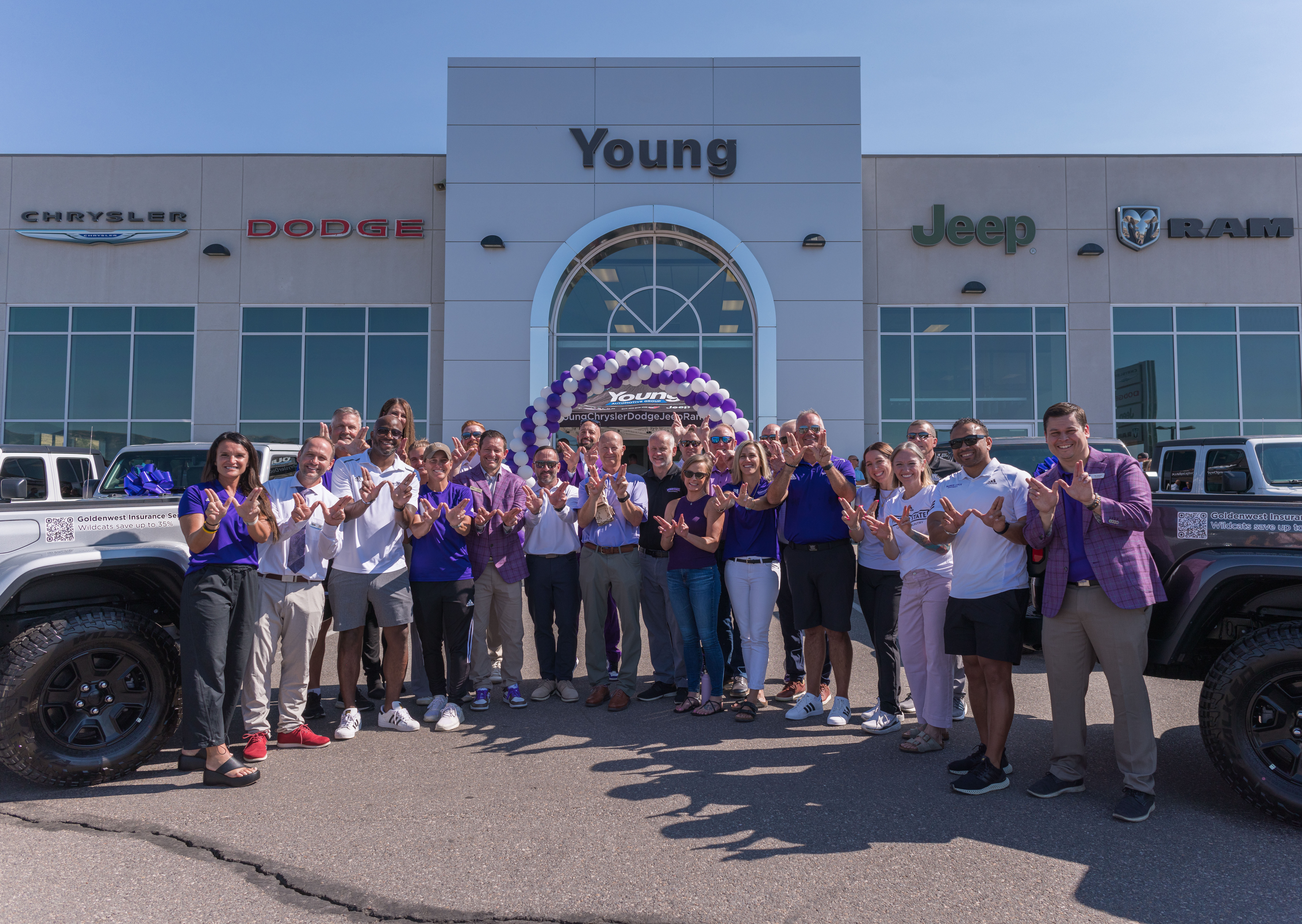 Young Automotive Group makes off-season unforgettable for 15 Weber State coaches 