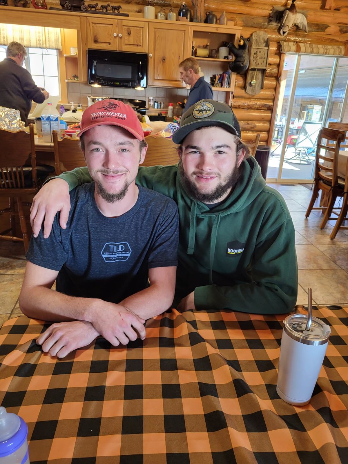 Skyler Granath, left, with his brother Bridger Granath, right, are seen in this undated photo.