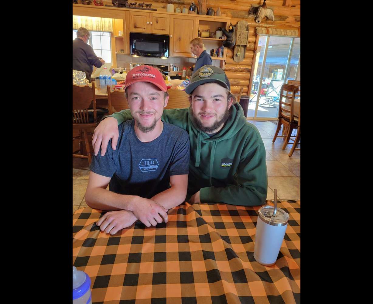 Skyler Granath, left, with his brother Bridger Granath, right, are seen in this undated photo.