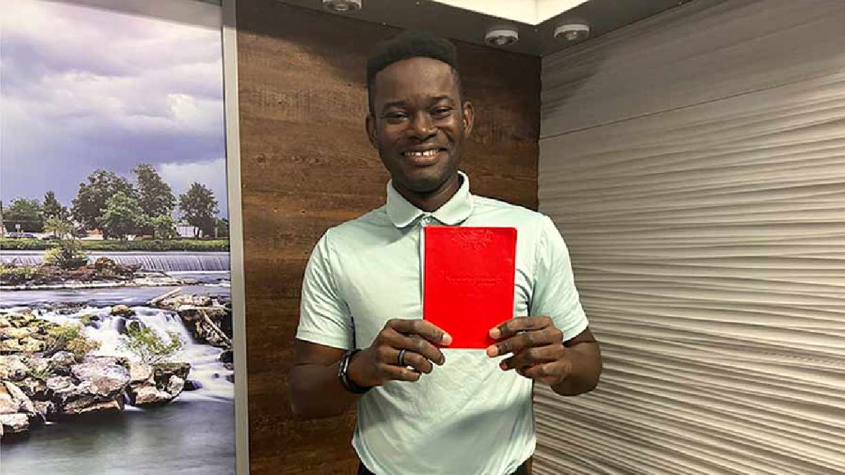 Eugene Engmann, 32, of Idaho Falls, is looking to raise funds for the Ronald McDonald Family Room through a bigger or better challenge.