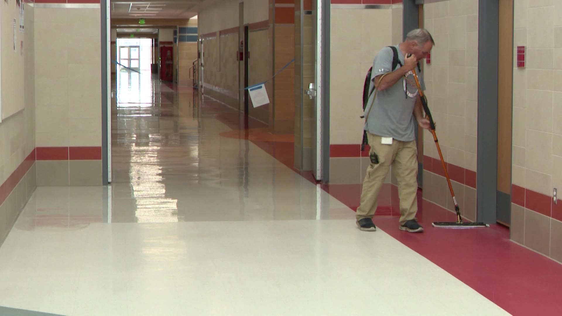 Inside the job of a Utah custodian getting high school ready for the new year