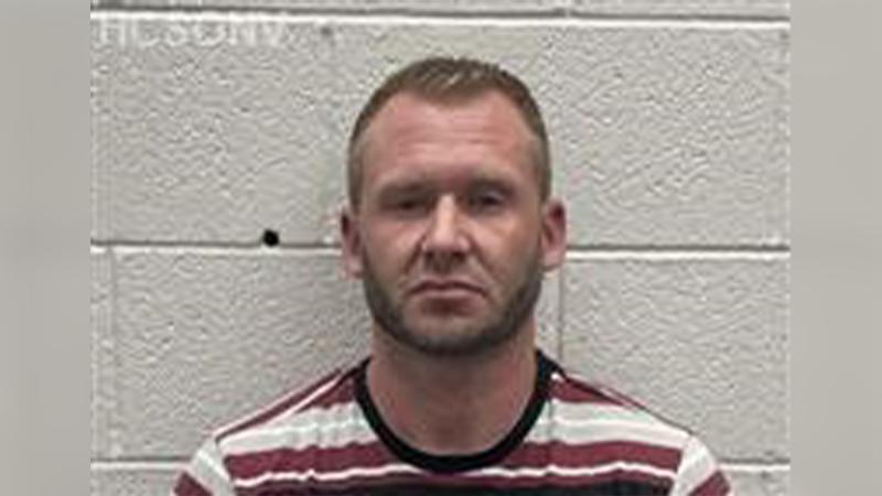 A booking photo of David Gene Remley in Nevada on Tuesday.