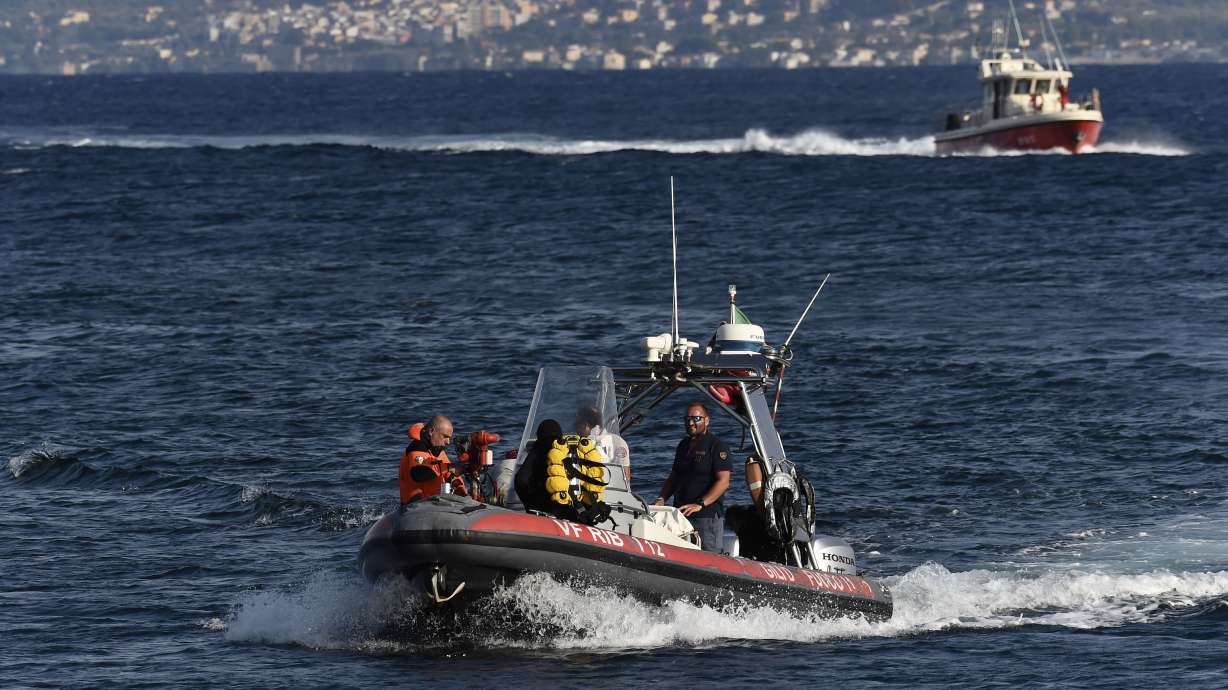 The Italian coast guard said Thursday the body of British tech magnate Mike Lynch is among those recovered off the coast of Sicily from the wreckage of a superyacht.